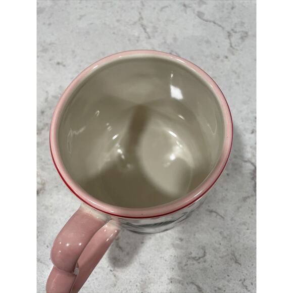 CATS 3D Pet Love Hearts Ceramic 20.6 Oz Cat Coffee Tea Mug Valentine's Day Gift - Picture 5 of 15